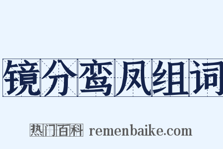 镜分鸾凤组词是什么意思的图片